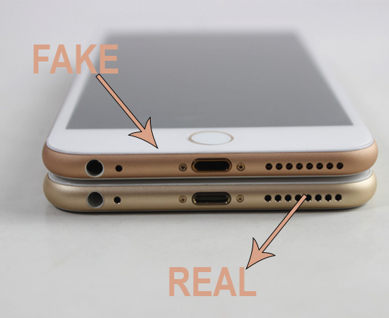 dãy loa iphone giả và thật
